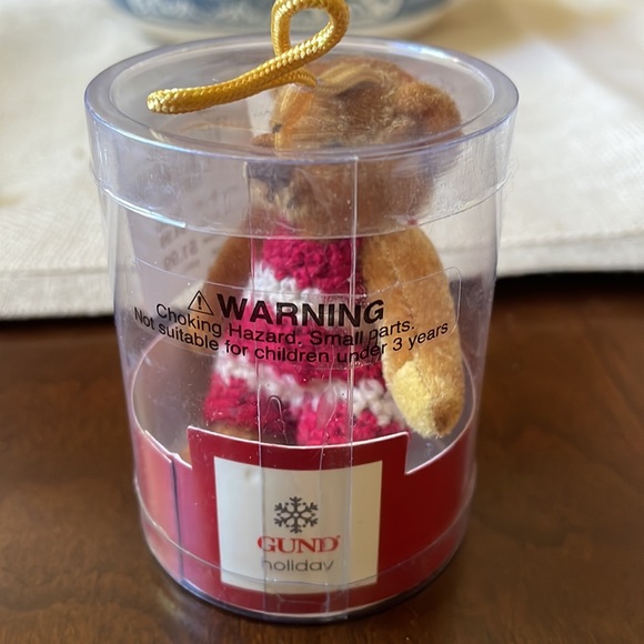 Rare Gund Holiday countdown to Christmas Mini Jointed bear ornament - Picture 3 of 7